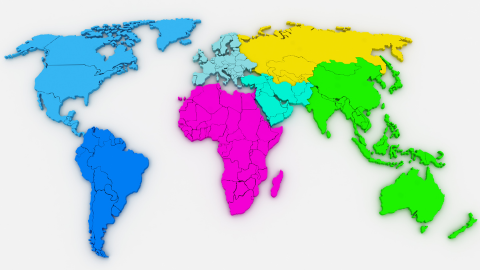 What Are The Continents Of The World Map